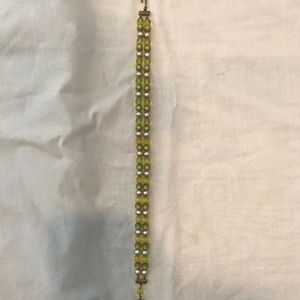 Vintage Green Costume Jewelry Necklace